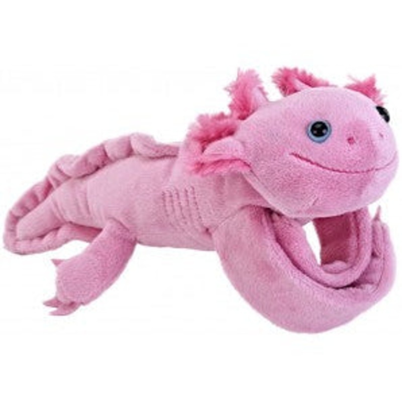 Wild Republic Huggers Axolotl Slap Band Plushy