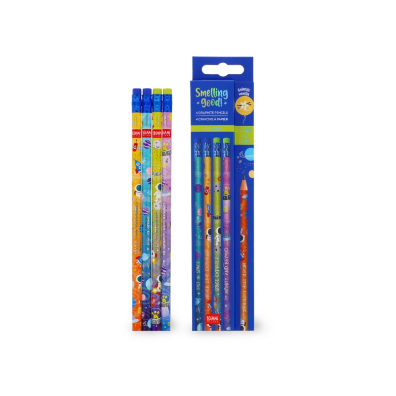 4 Scented Pencils Space