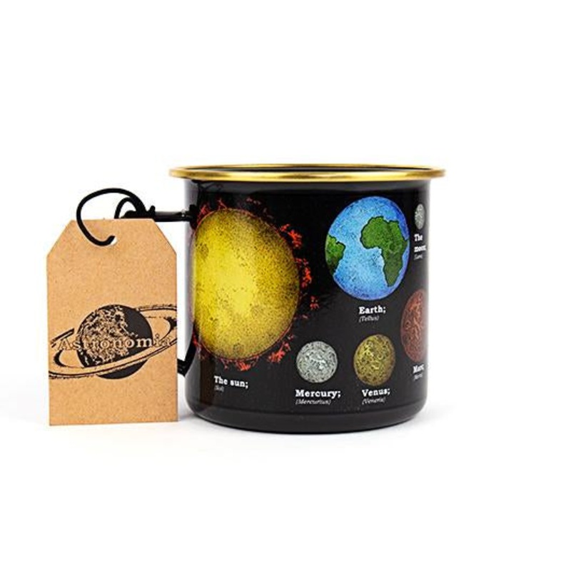 Astronomia Enamel Space Mug