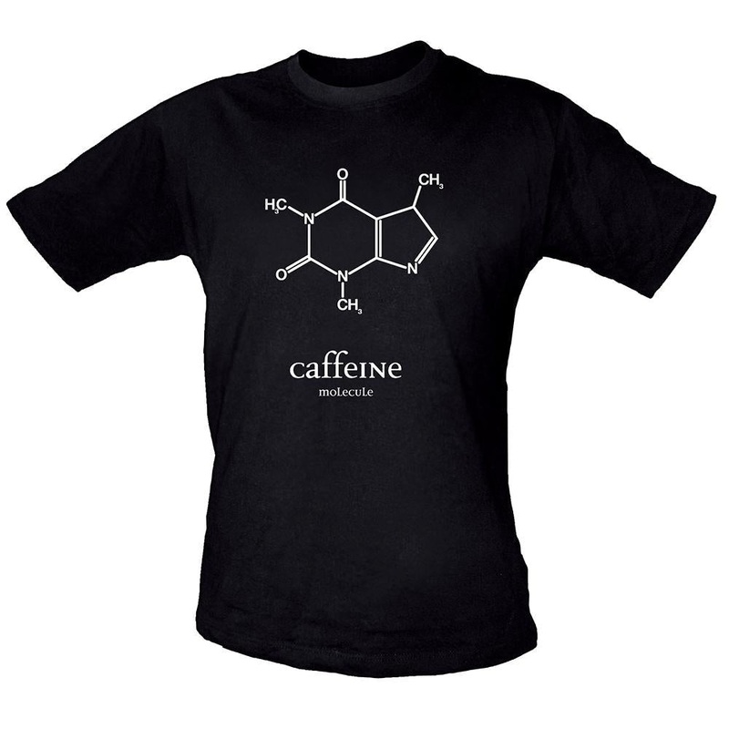 Caffeine Molecule Shirt Size X-Large