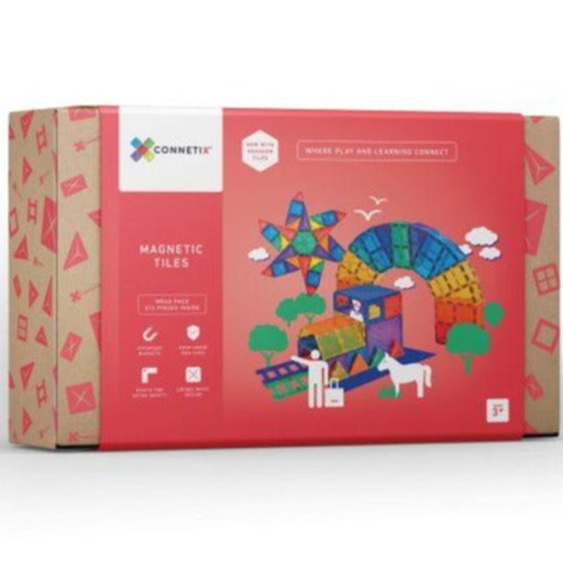 Connetix Magnetic Tiles 212pc Mega Pack