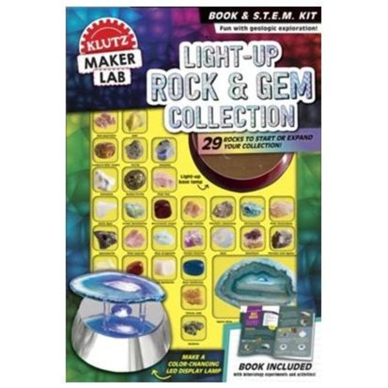 Maker Lab Light Up Rock and Gem Collection