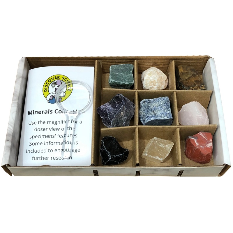 Minerals Collection and Magnifier