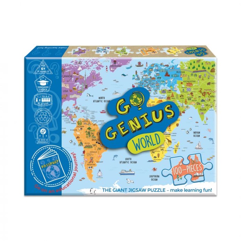 100pc World Jigsaw Puzzle