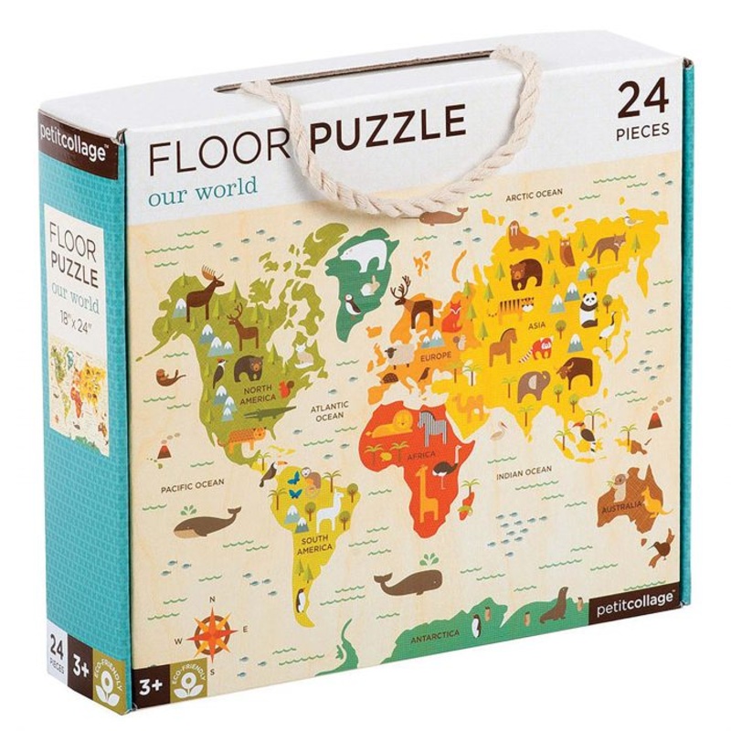 24 Piece Floor Puzzle - Our World