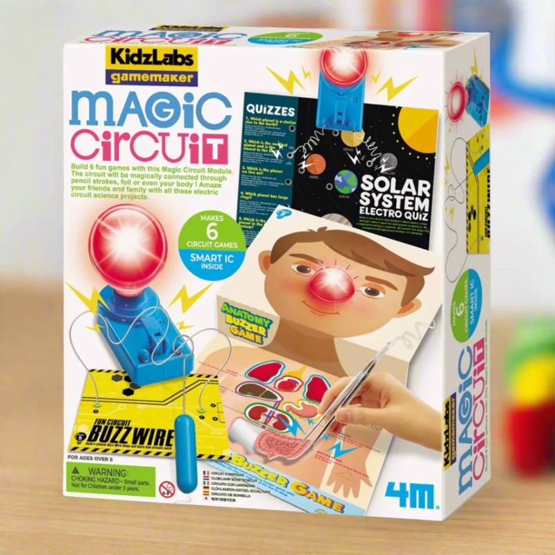 Build and Play Magic Circuit Games