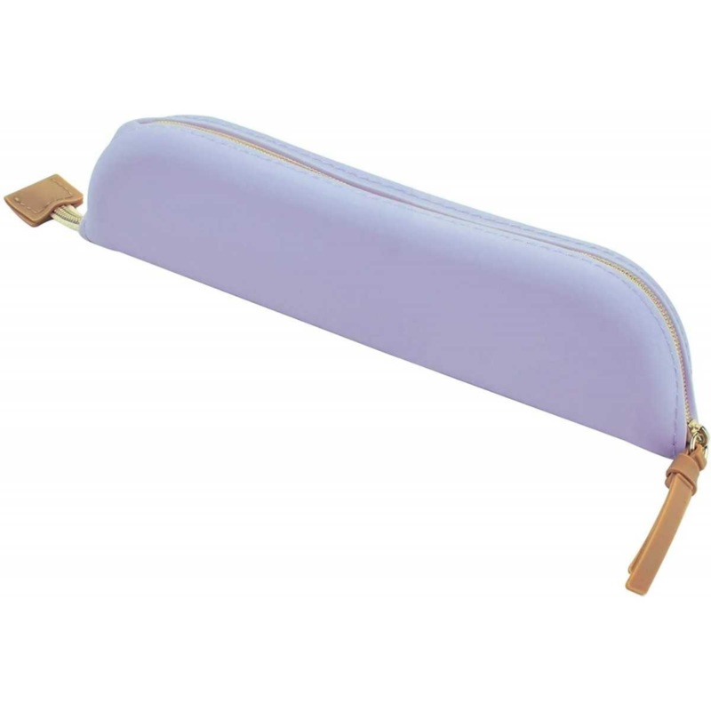 Cute! Soft Silicone Pencil Case Violet
