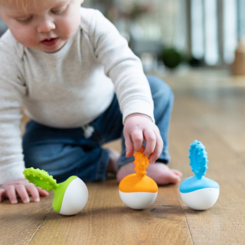 Dimpl Wobbl Baby Toy - Blue