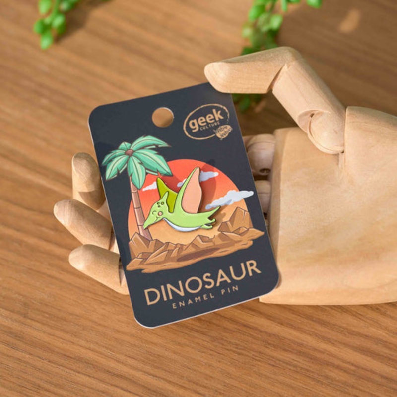 Dinosaur Enamel Pin Pteranodon