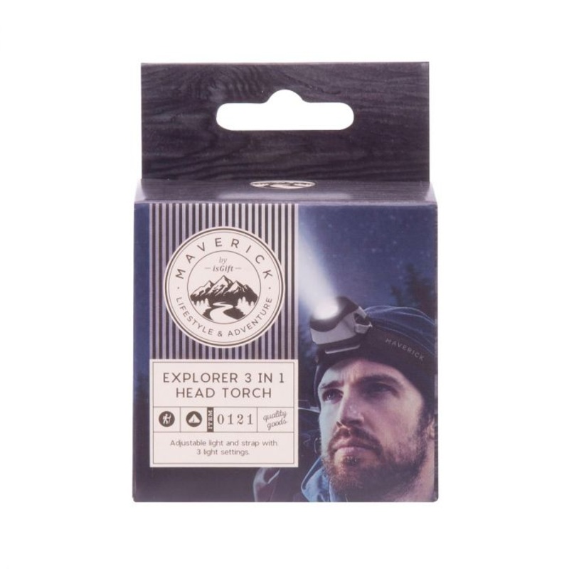 Maverick Explorer 3 In 1 Headtorch