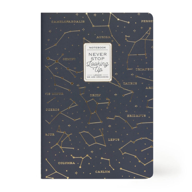 Never Stop Looking Up A5 Lined Notebook