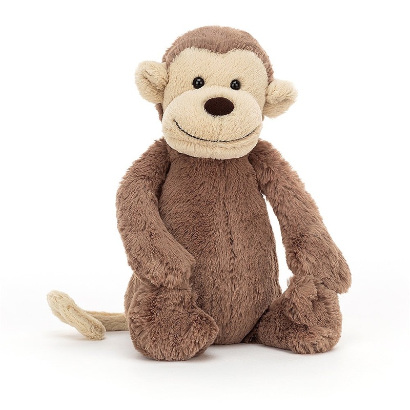 Plush Bashful Monkey