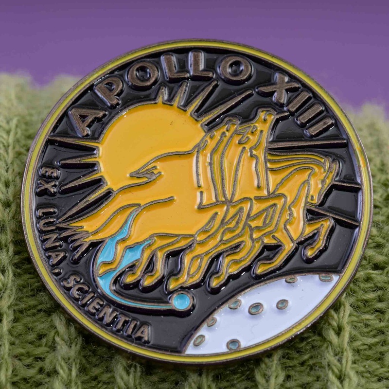 Space Enamel Pin Apollo 13