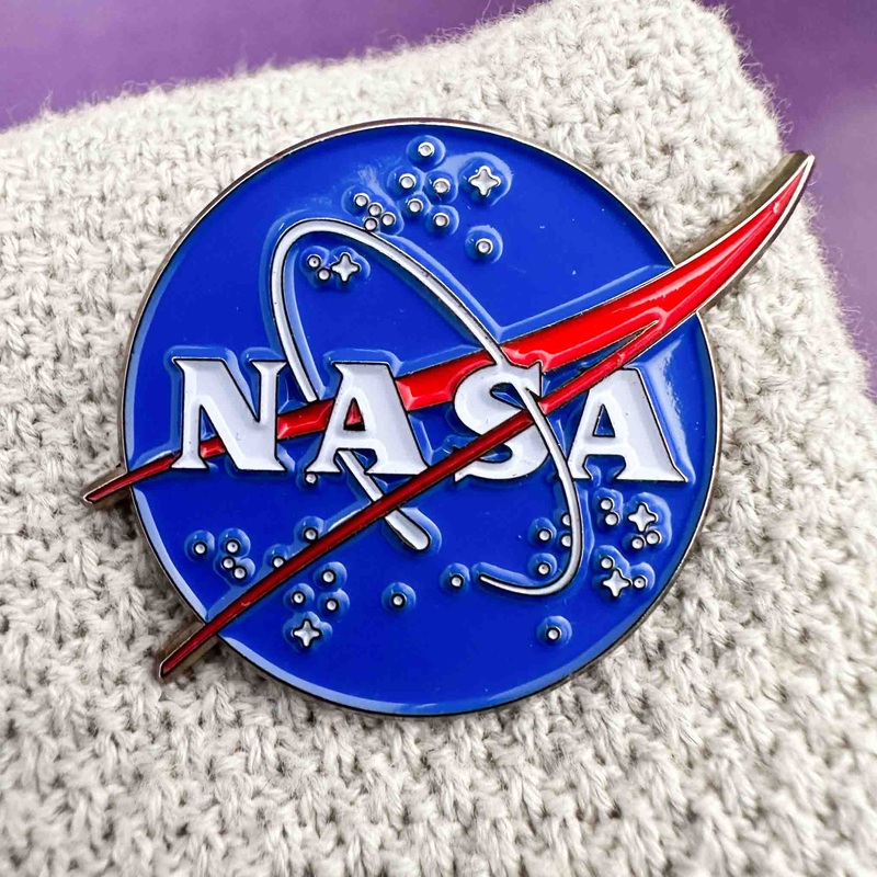 Space Enamel Pin NASA