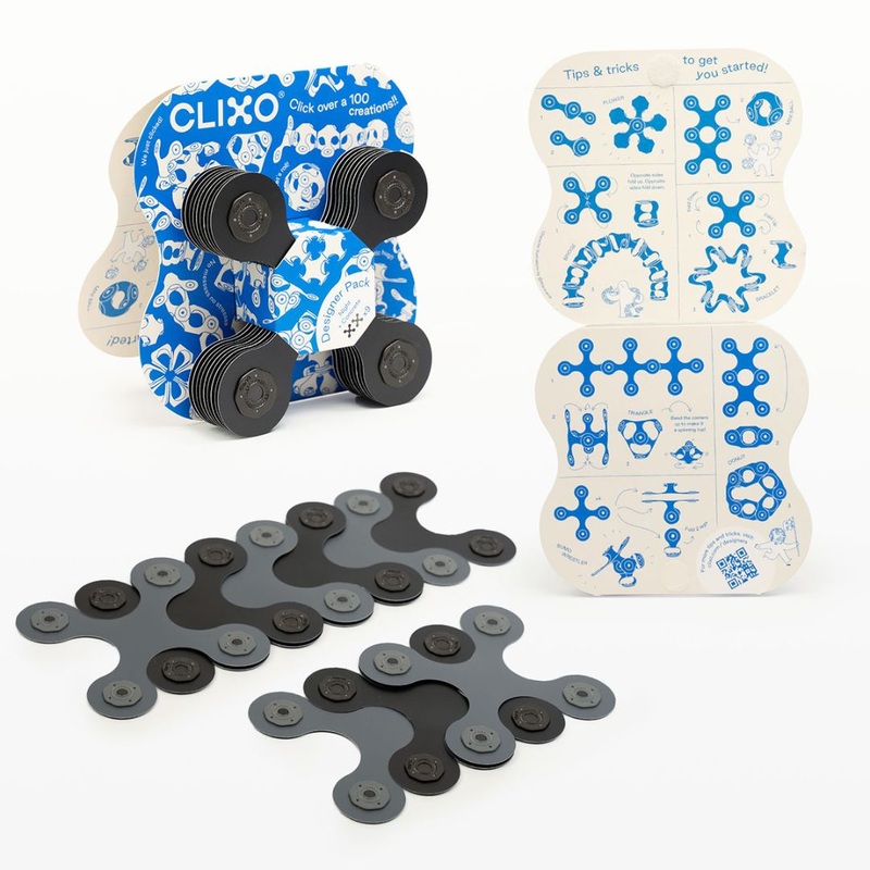 Clixo 9pc Designer Pack - Night and Concrete