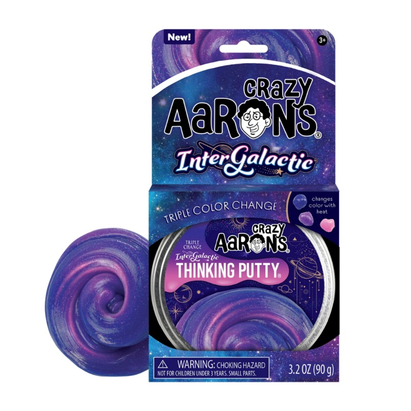 Crazy Aaron's Hypercolour Putty - Intergalactic Tripple Colour Change