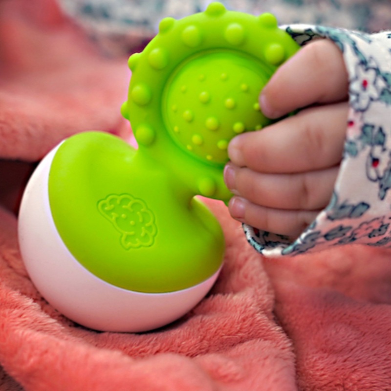 Dimpl Wobble Baby Toy - Green