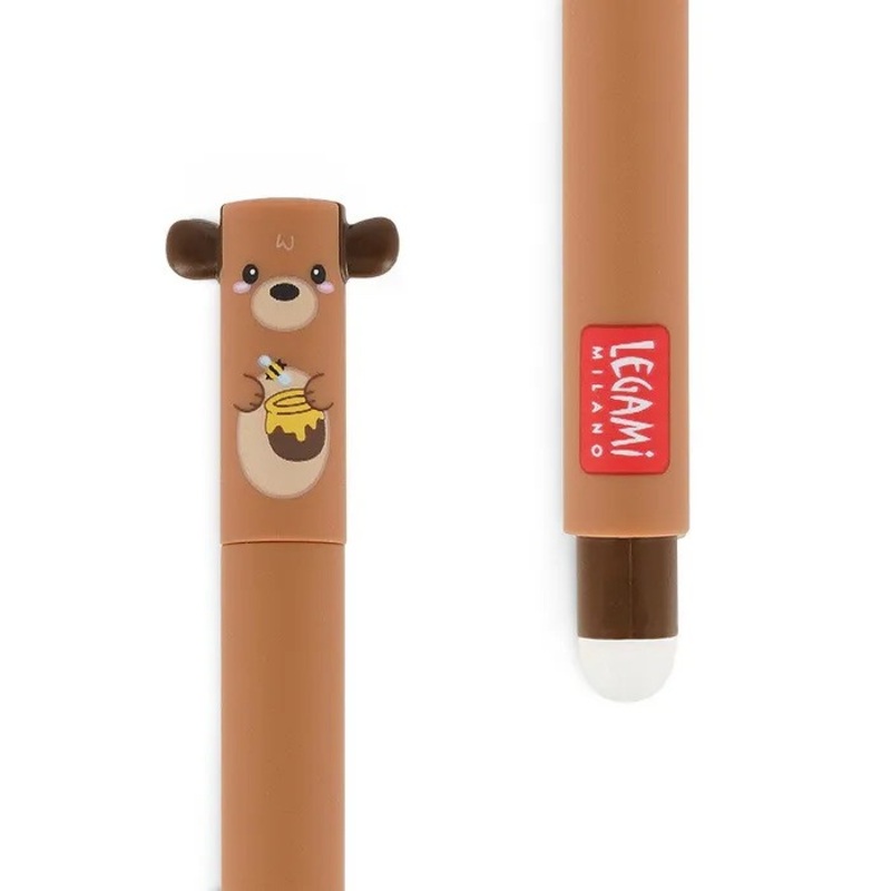Bear Erasable Pen (Red)