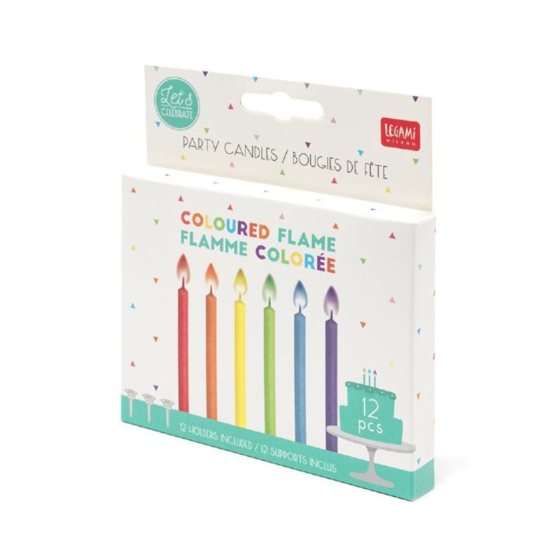 Coloured Flame Candles
