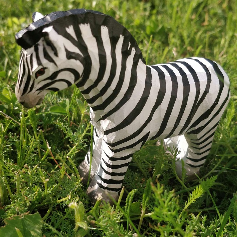 Wudimals Zebra Handmade Wooden Toy