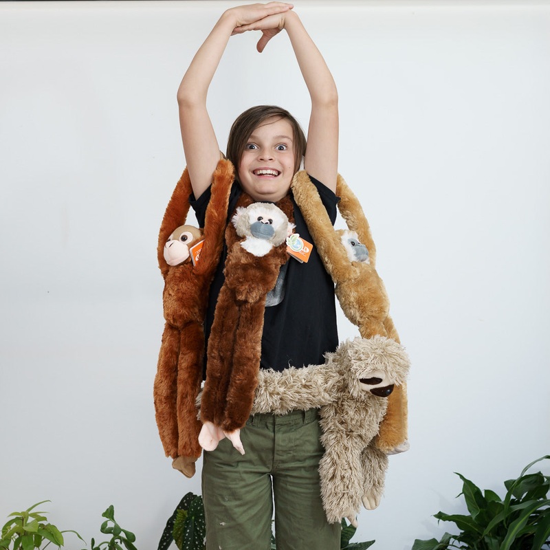 Plush Hanging Squirrel Monkey
