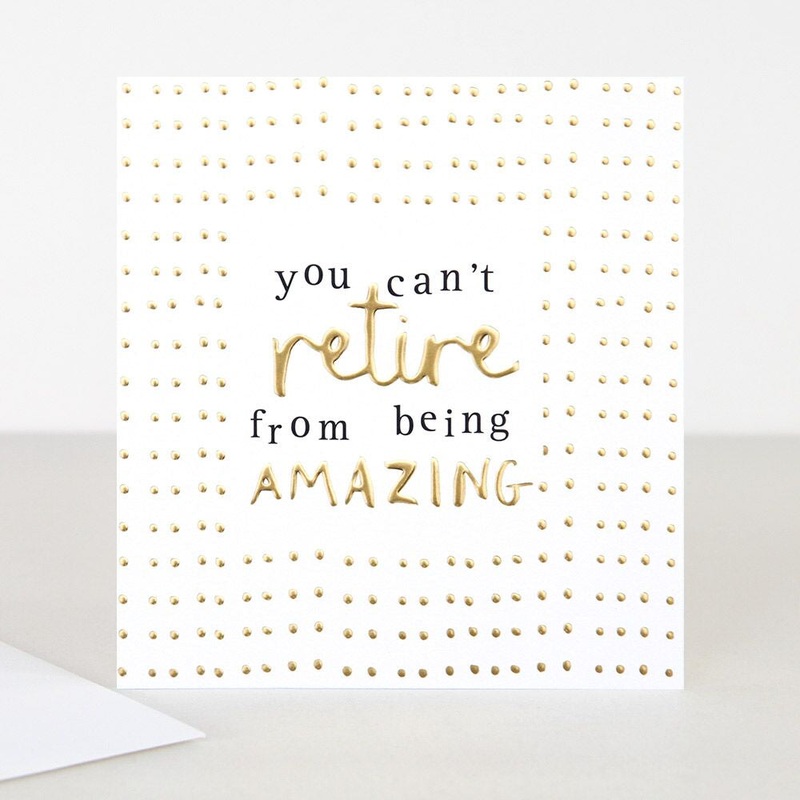 You Cant Retire From Being Amazing Card