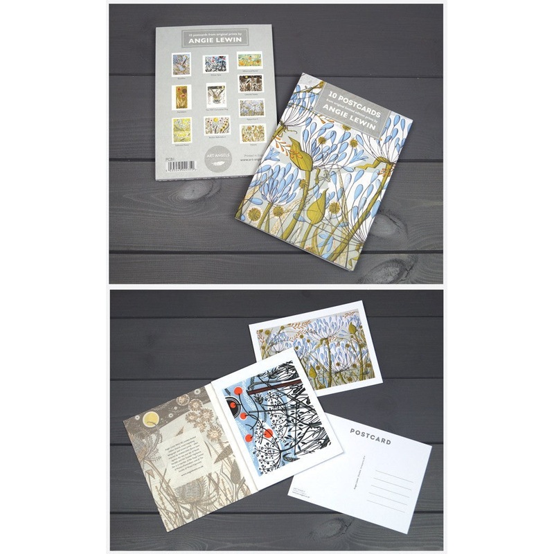 Angie Lewin Postcard Book Pack of 10