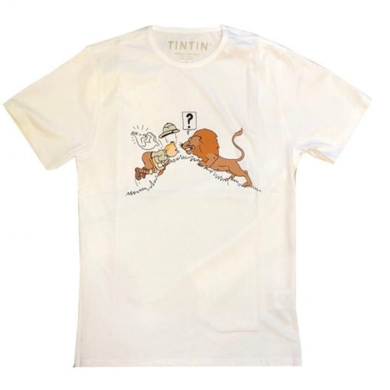 Tintin Snowy and Lion T-Shirt