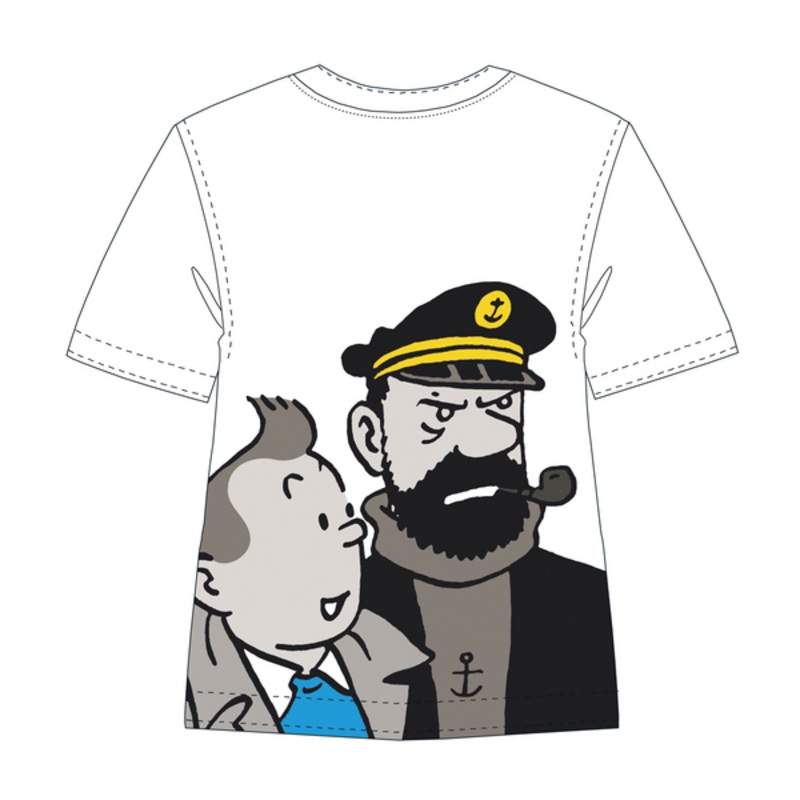 Tshirt - Tintin and Haddock Large