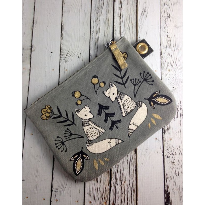Wild Tale Large Zipper Pouch