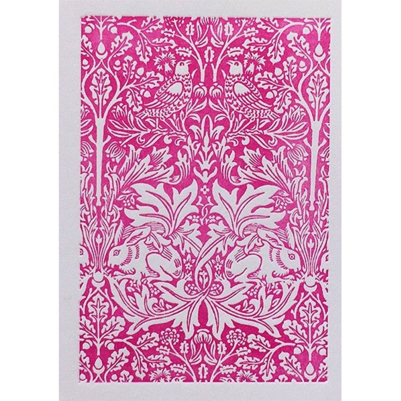 William Morris Rabbit Card