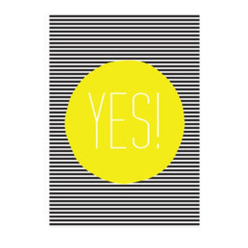 Yes 30x40cm Print