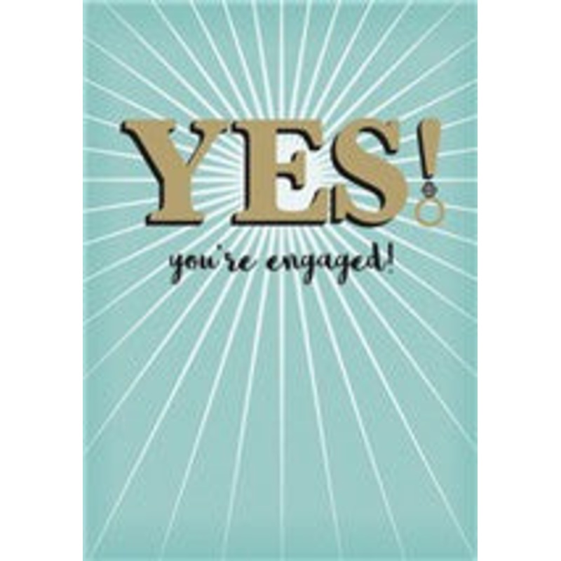 Yes You're Engaged Card