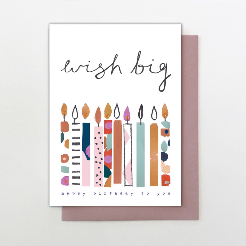Wish Big Candles Card