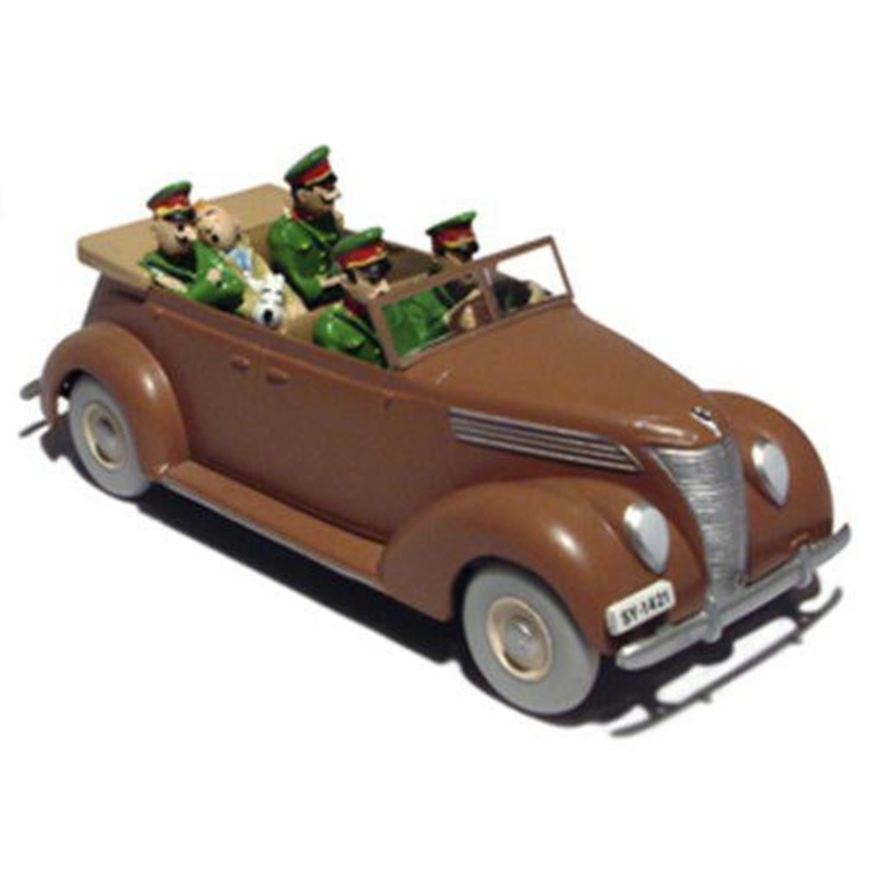 Tintin Die Cast Car Ford V8 King Ottokar's Septre