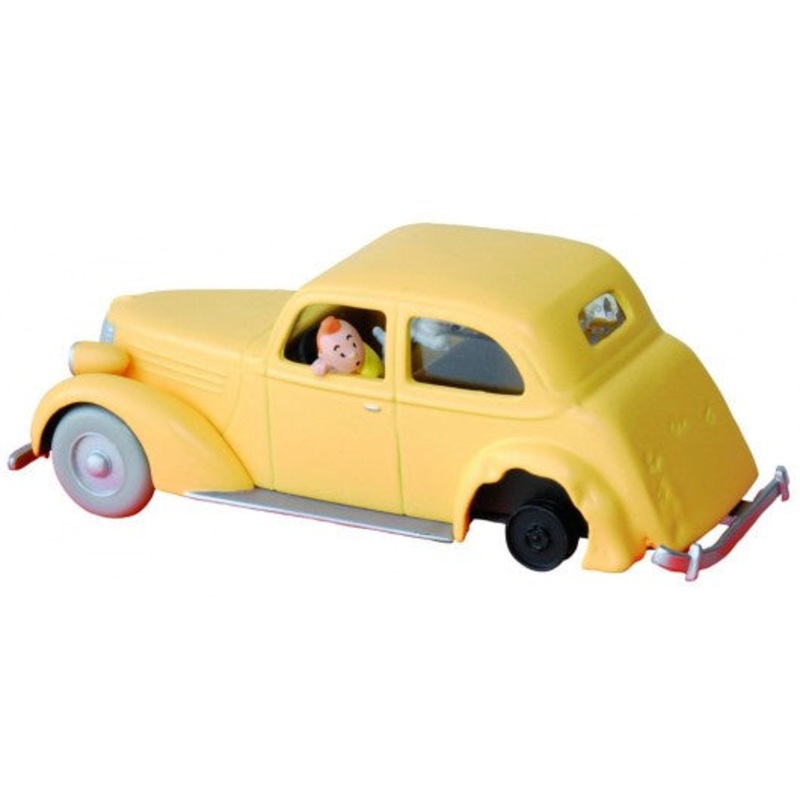 Tintin Yellow Crashed Car