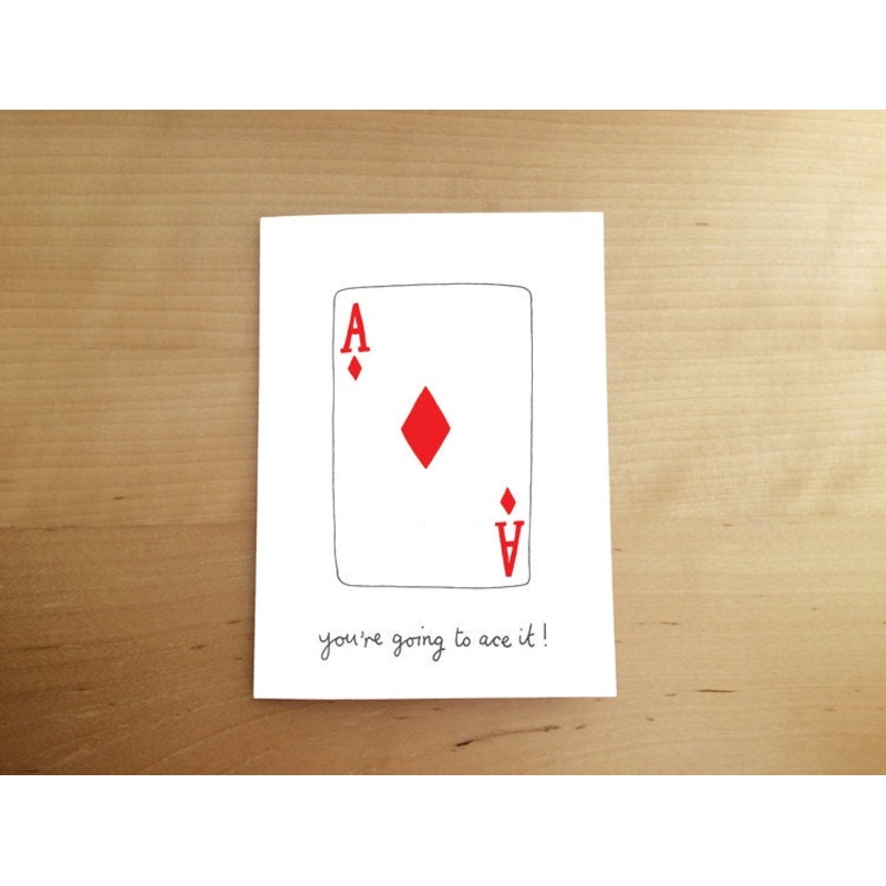 You're Going To Ace It Card