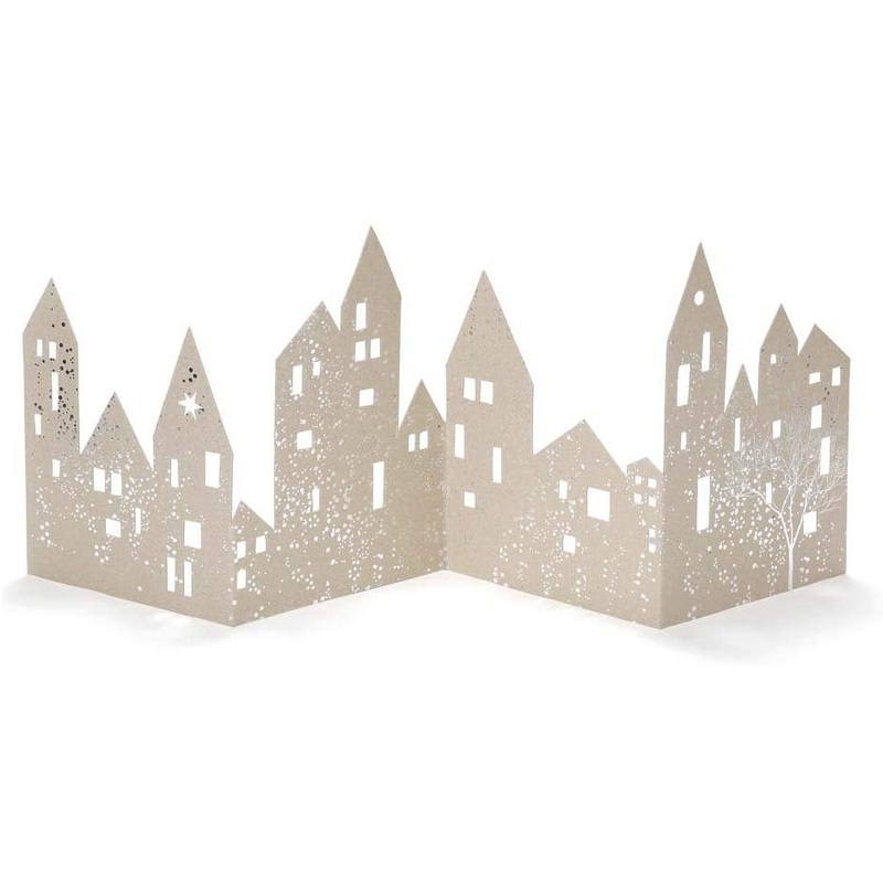 Winter Silhouettes Houses