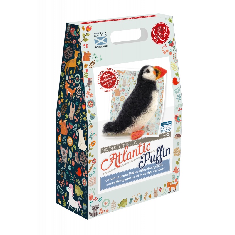 Atlantic Puffin Needle Felting Kit