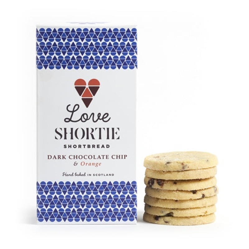 Love Shortie Dark Chocolate and Orange Shortbread
