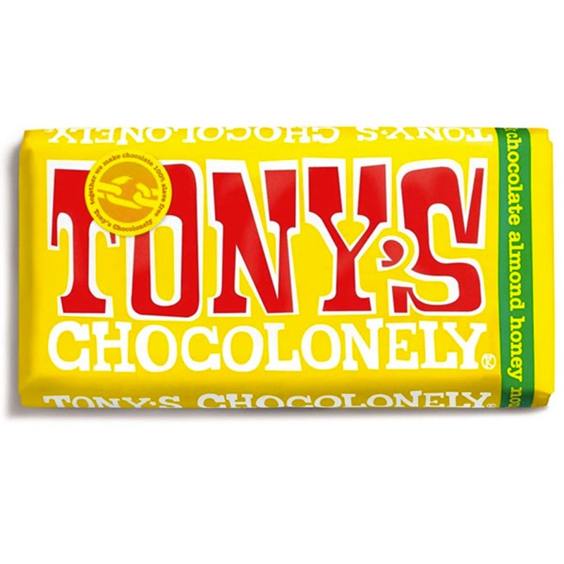 Tonys Chocolonely Almond, Honey and Nougat Chocolate Bar