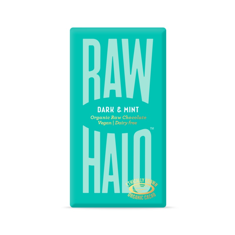 Raw Halo Dark & Mint Organic Chocolate Bar 35g