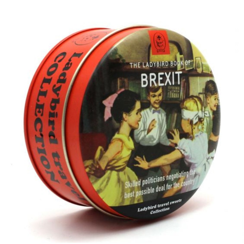 Brexit Mixed Fruit Drops Travel Tin
