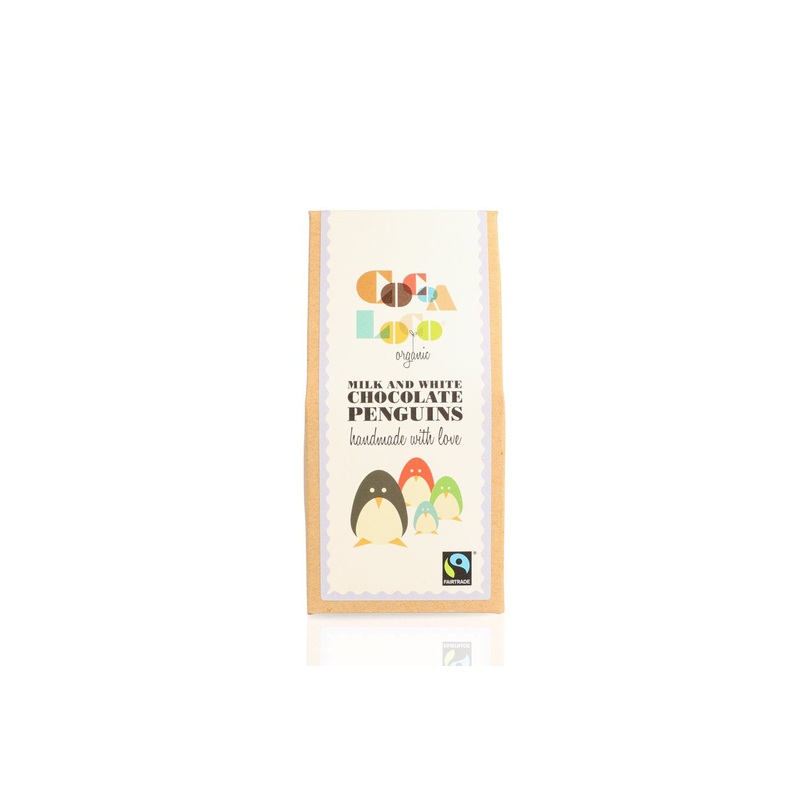 Milk and White Chocolate Penguins