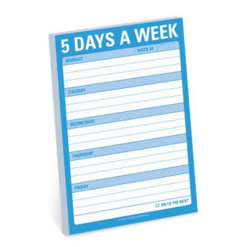 5 Days a Week Great Big Sticky Note