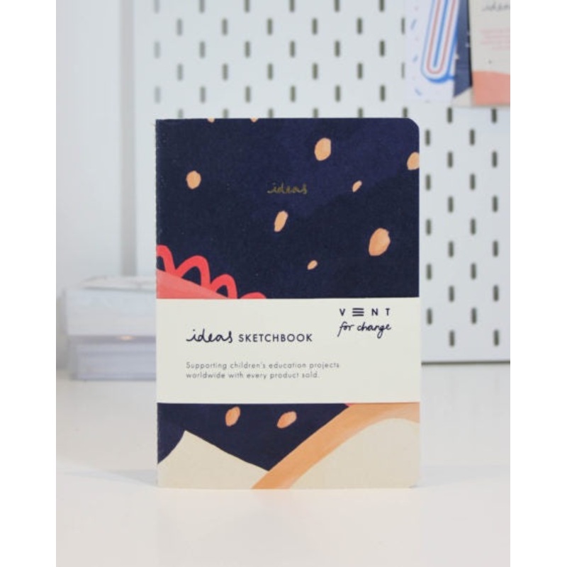 A5 Ideas Sketchbook Soft Cover Blue