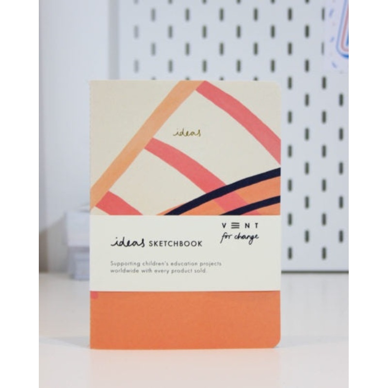 A5 Ideas Sketchbook Soft Cover Pink
