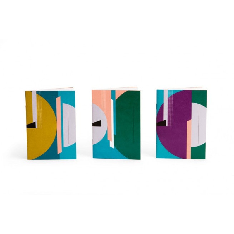 Arty Set of 3 A6 Notebooks
