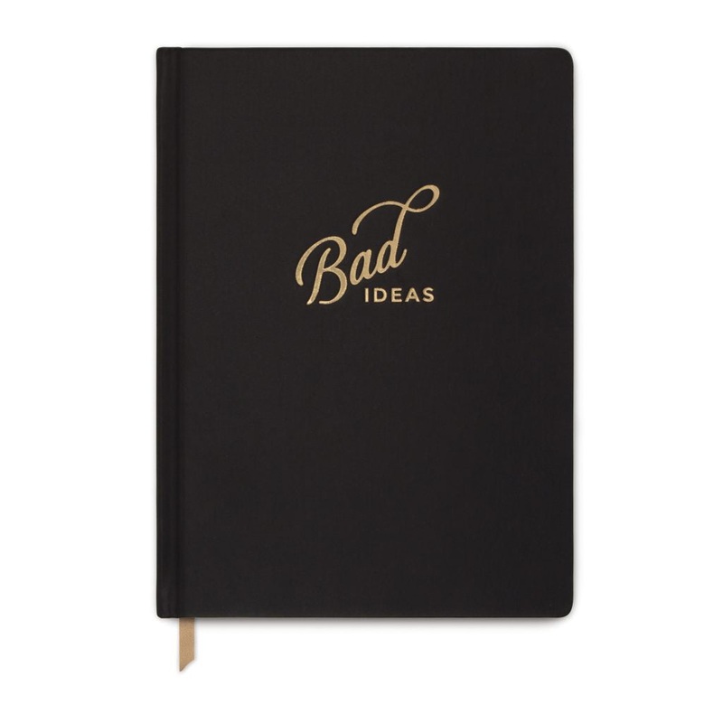 Bad Ideas Black Cloth Journal