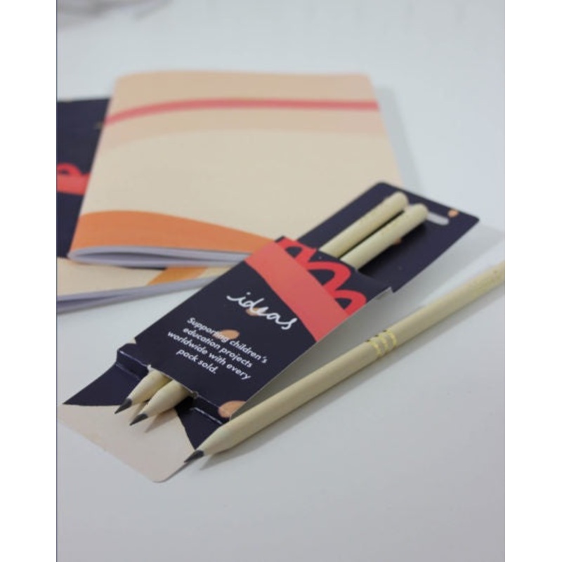 Ideas Buttermilk Pack of 3 Pencils